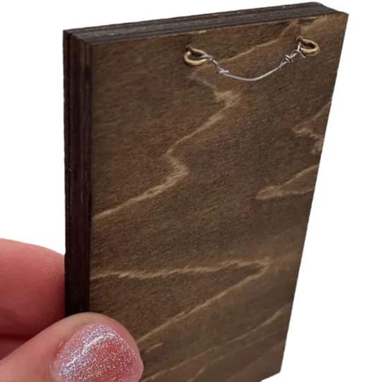 Миниатюрная полка для безделушек, деревянная игрушка Vinatge с несколькими отделениями, гладкая, без тонких краев, игровой домик