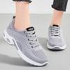 Мода Модные сетчатые дышащие кроссовки для женщин на воздушной подушке со шнуровкой на платформе женские легкие повседневные спортивные туфли 2024