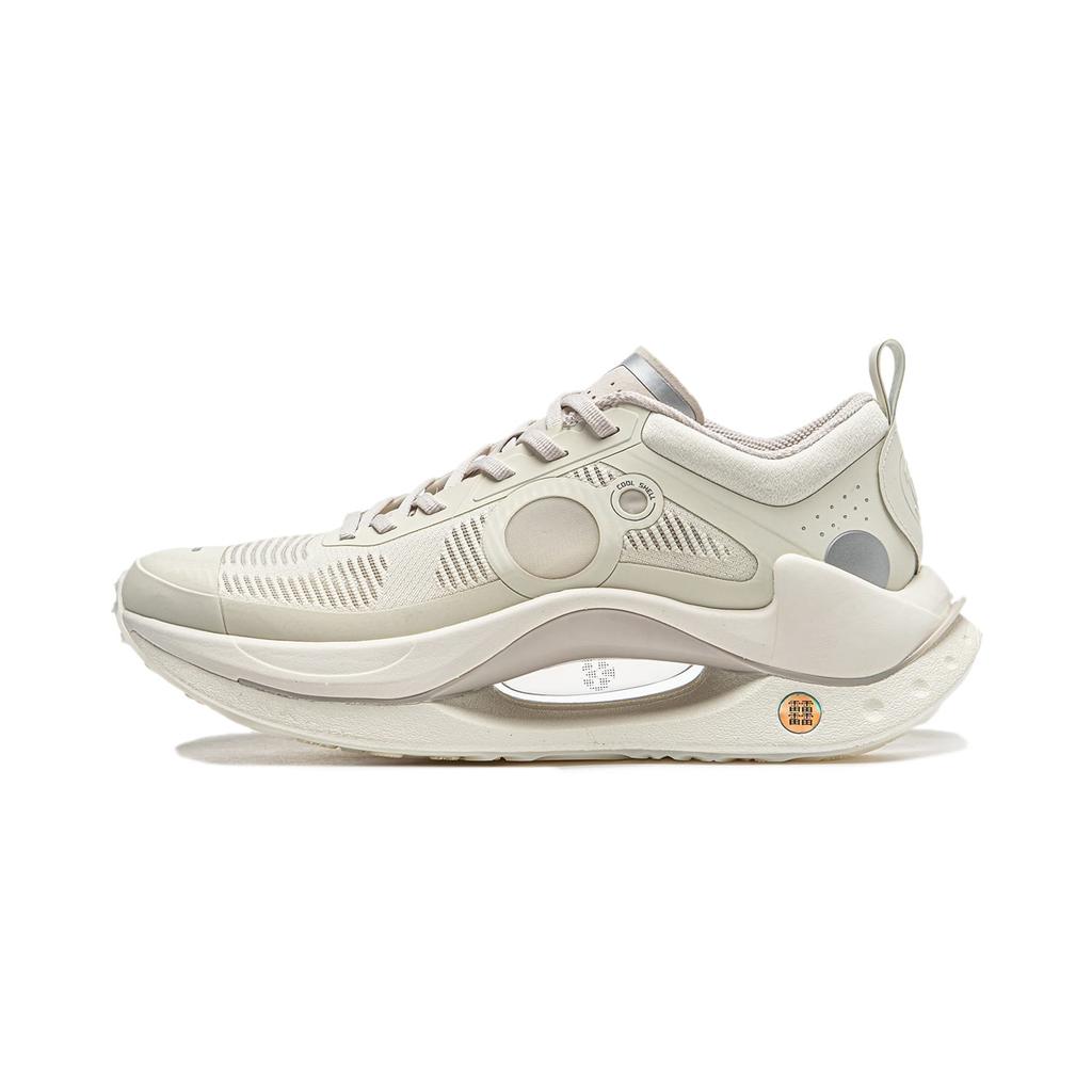 Li Ning Shadow CRC Низкие Беговые Кроссовки Мужские Кремово-Желтые AZGT017-9
