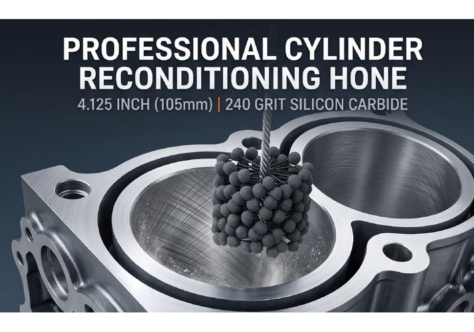 Flexible cylinder honing tool made of silicon carbide