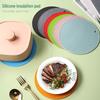 Silicone Honeycomb Heat-Resistant Round Placemat for Dining Table