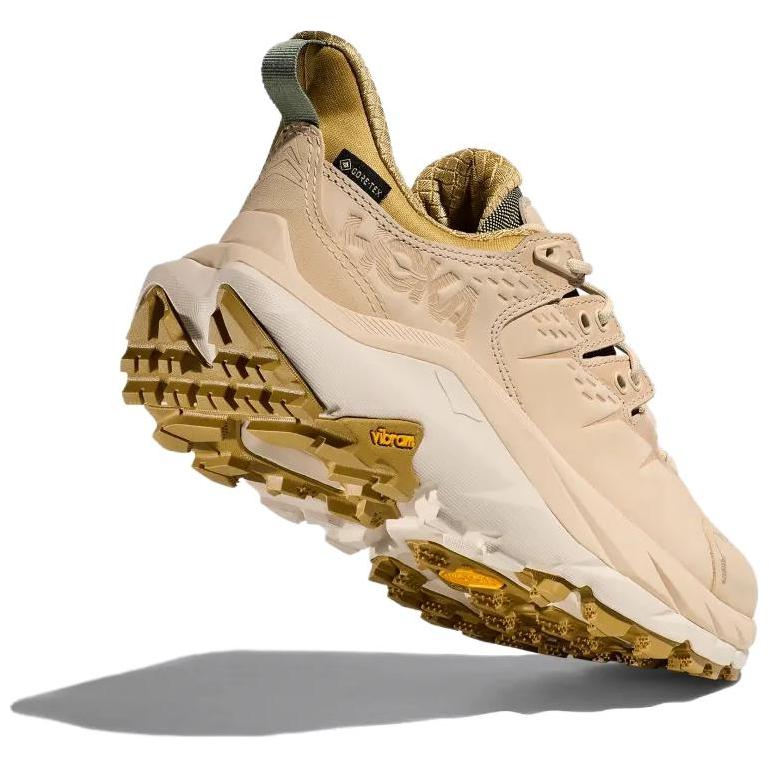 HOKA One One Kaha 2 Comfortable Non-Slip Low-Top Hiking Shoes Women Hiking Shoes Gray Beige 1123191-OKLB