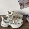 2025 лето новые кроссовки на толстой подошве в стиле папа, женские взрывные дышащие сетчатые кроссовки с полыми ячейками, спортивные универсальные повседневные кроссовки для бега
