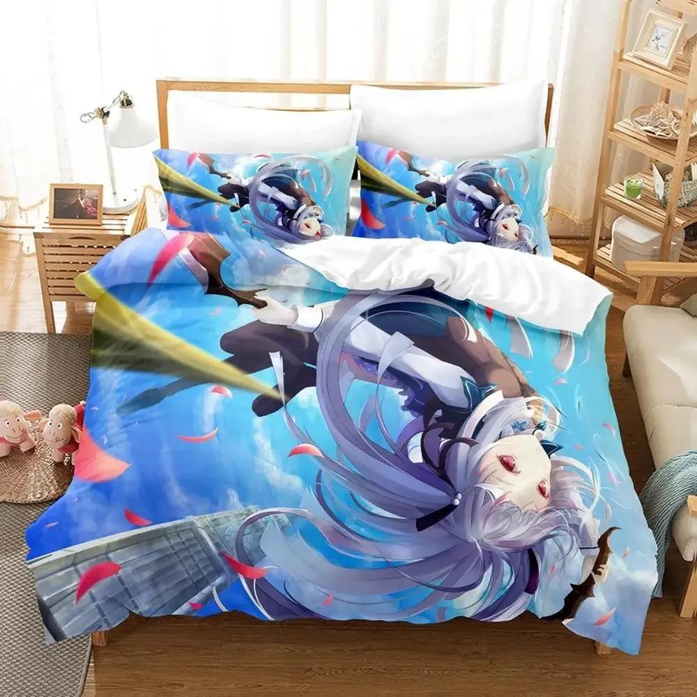 Anime Absolute Duo Bedding Set,Duvet Cover Comforter Bed Set Quilt Cover Pillowcase,King Queen Twin Size Boys Girls Adultse