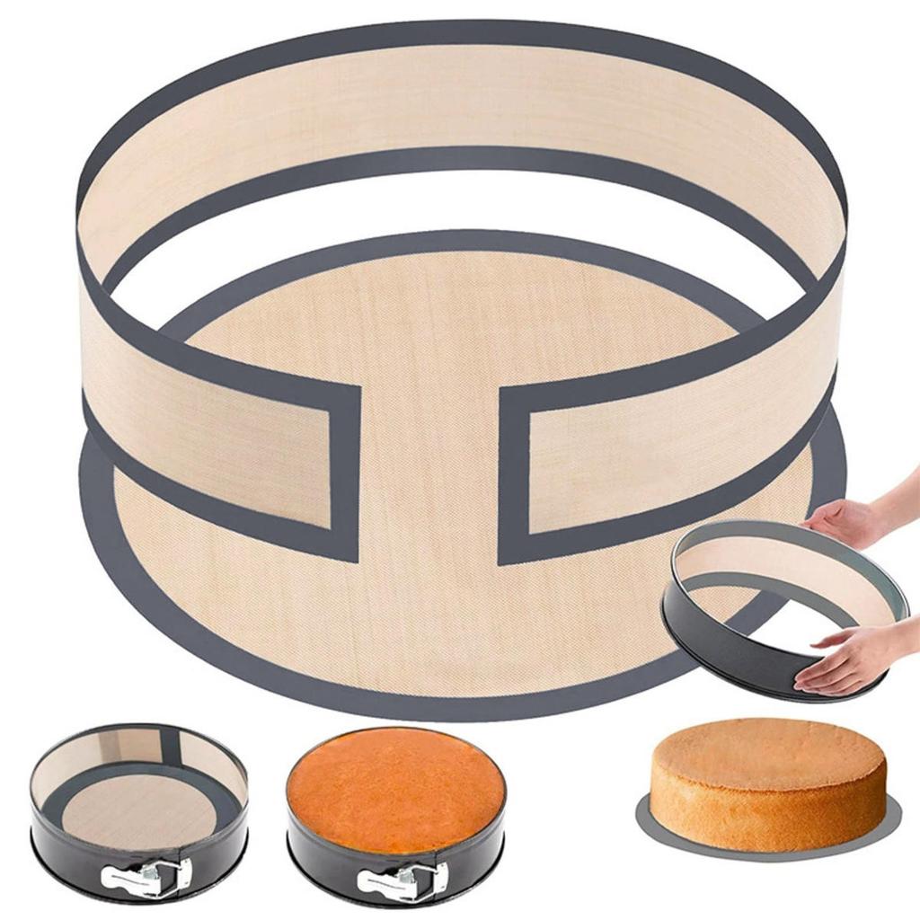 Silicone Baking Mat Air Fryer Oven Baking Sheets Pads Non-Stick Baking Liners Reusable Bake Dish for Cake Pizza Pastry Cookie Tool