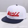 American notched donut wide brim baseball cap men's and women's three-dimensional embroidery hat large brim sun protection hat women's