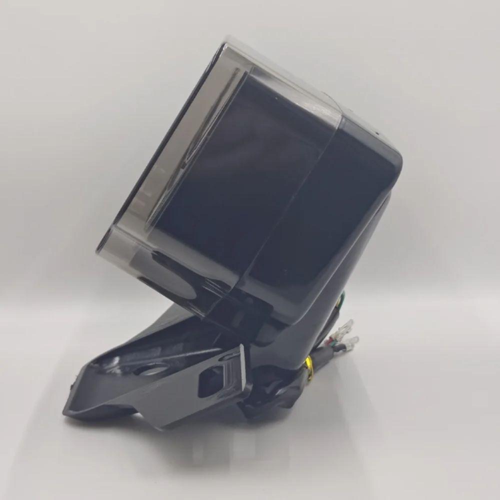 Dynamic Flash Devil Eye Tail Lights LED Design Brake Rear Light Lamp  Motorcycle Lighting