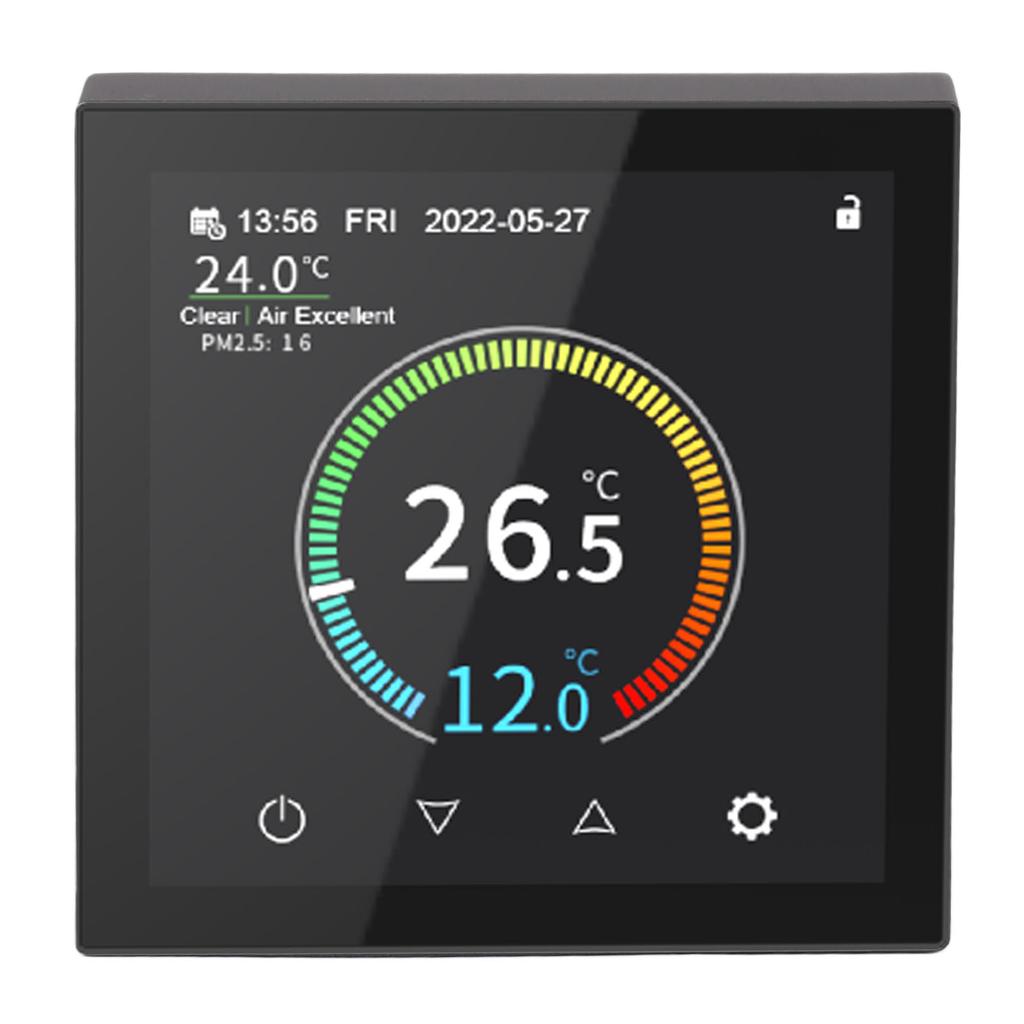 WiFi Smart Thermostat Цифровой термостат для отопления IPS-экран Настенное крепление Точный контроль температуры