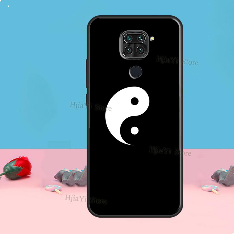 Черно-белый чехол Инь Ян для Redmi Note 8 9 10 11 12 Pro Plus 10S 11S 12S Чехол для Redmi 9C 10A 10C 12C Coque