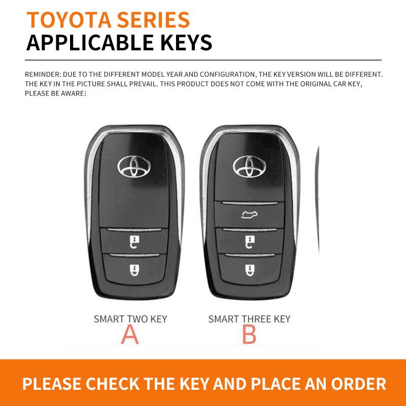 2026 Горячие Для Toyota Колпаки на колеса Кожаный Чехол для ключа автомобиля Обложка Оболочка Сумка Для Toyota Corolla SE 2023 Camry 50 55 TLC200 Yaris Land Cruis