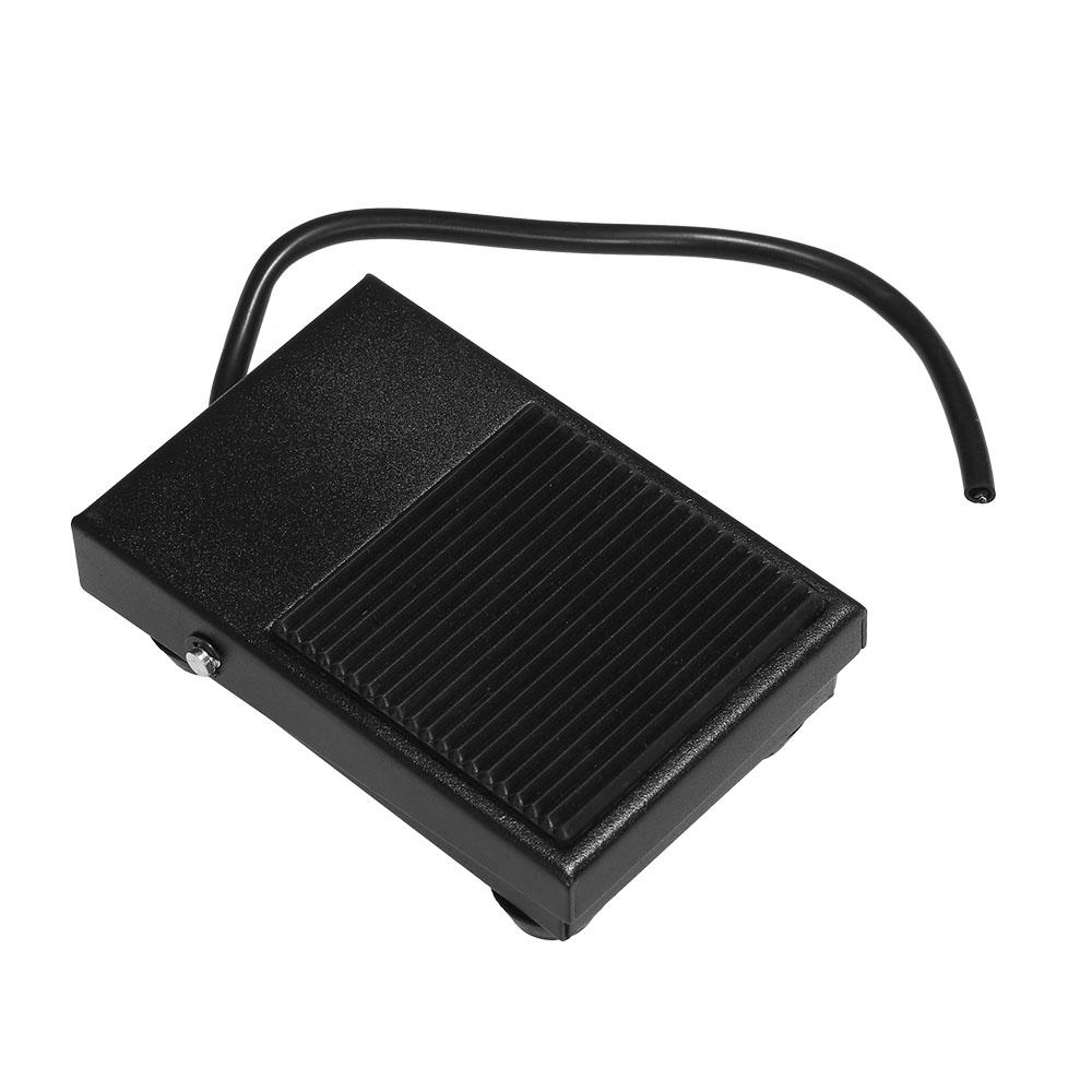 Сверхмощный металлический противоскользящий педальный переключатель, педальный переключатель, мгновенный контроль, 3 провода, NO/NC