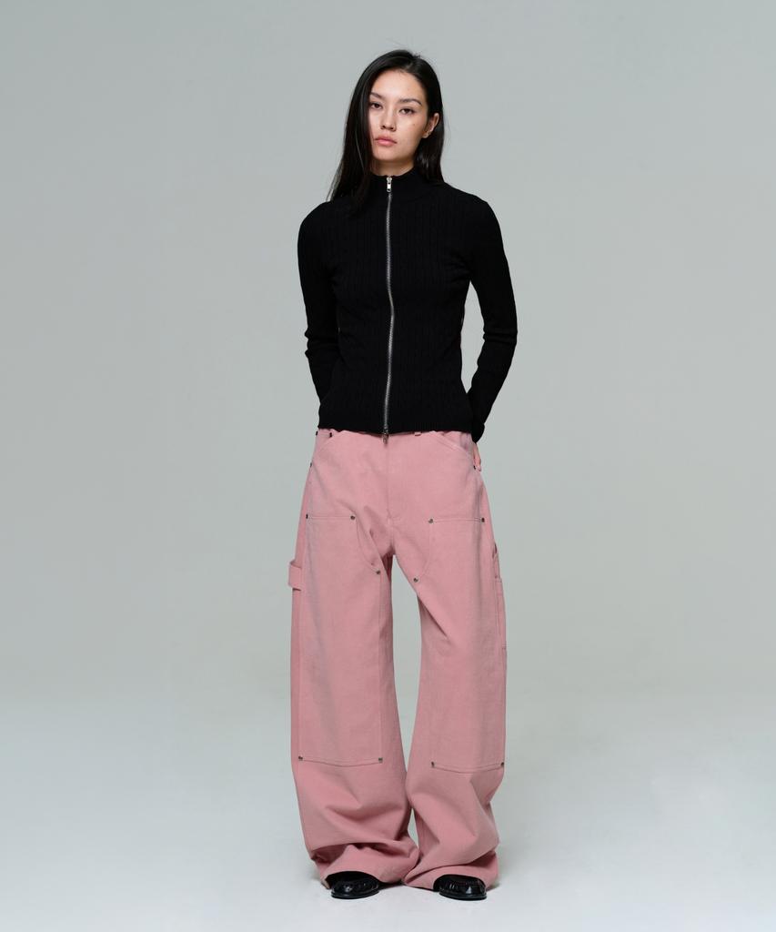 ERA Women Wide Carpenter Pants - Dusty Pink