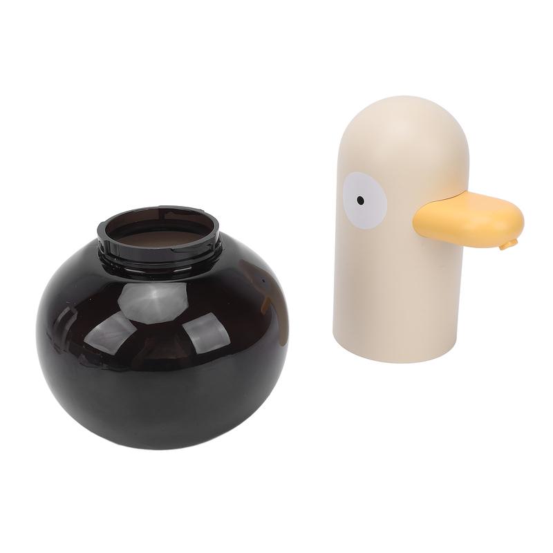 1Pc Automatic Foaming Soap Dispenser Cute Cartoon Duck Rechargeable Touchless Hand Soap Dispenser with Sensor for Bathroom