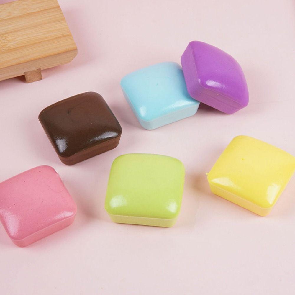 Square Bread Squishy Toy Super Soft Toast Fidget Toy Simulation Bread Squeeze Toys for Kids Adults