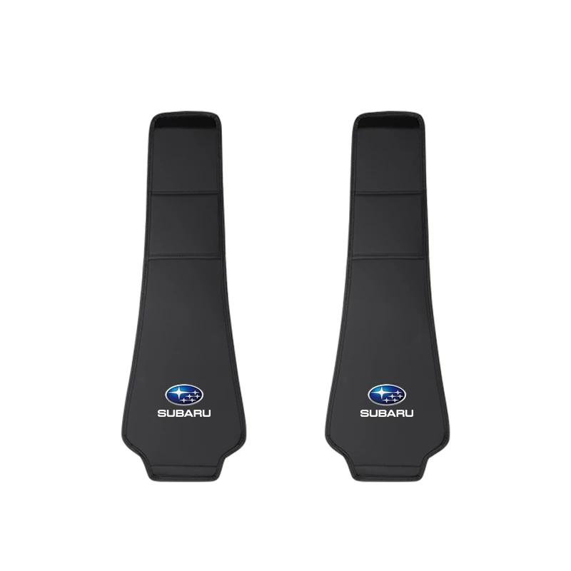 2Pcs Car Seat Headrest Cover Elastic Protective Dust Storage Cover sticker For Subaru Legacy Levorg Forester Outback Crosstrek X111