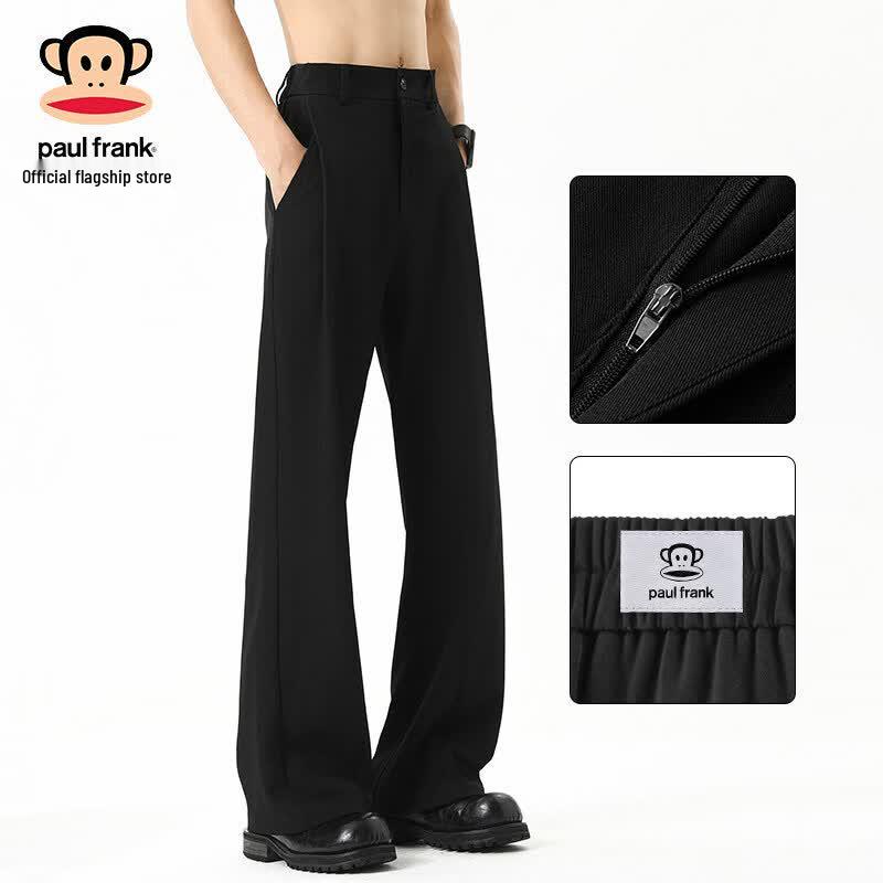 paul frank Мужские свободные прямые повседневные брюки из ледяного шелка