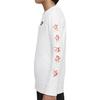 Nike Детская повседневная дышащая футболка с длинным рукавом из чистого хлопка, детские топы белого цвета DO1838-100