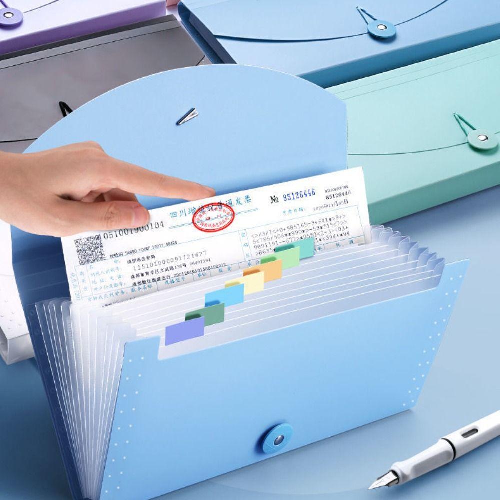 Bill Storage Coupons Document Organizer Office Supplies Accordion File Folder Expanding File Bags