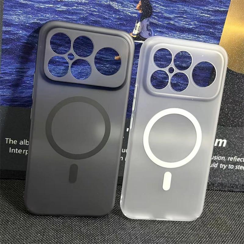 Для Xiaomi Poco F8 Ultra F8 Pro Чехол Матовый Ультратонкий ПК Для Magsafe Магнитный Защитный Чехол для Телефона Для Poco F8 Ultra Бампер