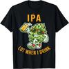 IPA Я много писаю, когда пью Забавная футболка с пивным каламбуром
