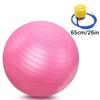 Fitness Ball Yoga Ball Various Sizes Suitable for Exercise Pregnancy Stability Explosion-proof Balance Ball with Fast Pump