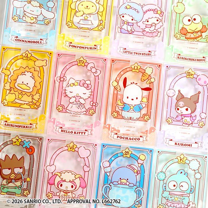 Конфеты Sanrio Персонажи Сверкающее Созвездие Акриловый Держатель для Аксессуаров Конфетные Игрушки Жвачка F-toys (Набор из 12 предметов) - & (Полный комплект)