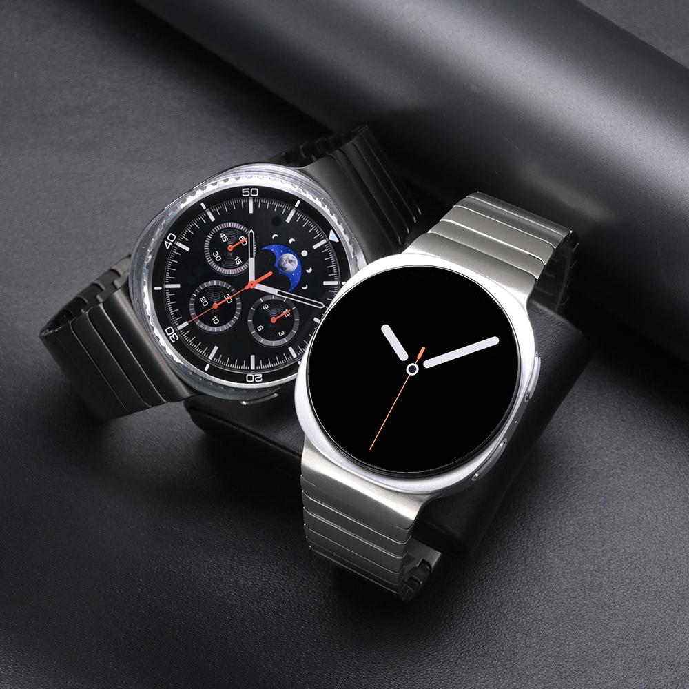 Титановый ремешок для Samsung Galaxy Watch 8 Classic 46мм 8 44мм 40мм Роскошный браслет для Galaxy Ultra 2025 2024 Ремешок для часов
