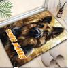 1PC Custom Name "German Shepherd Portrait" Theme Floor Mat Ideal for Living Room, Game Rooms, Office, Bedroom, Office Floor Mat , Floor Mats for Home