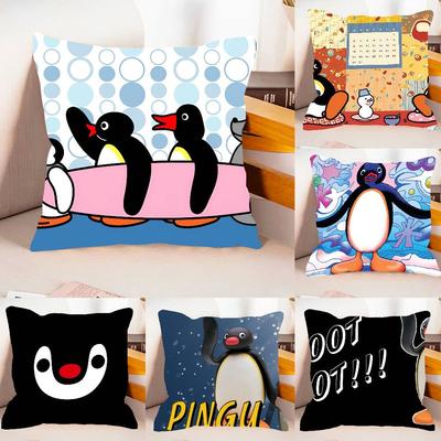 Мультяшный P-PinguS-P-ПингвинS-Фильм Наволочка С Рисунком Наволочка Для Гостиной Подушка Для Дивана И Декора Спальни