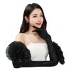 Black Long Gloves Breathable Mittens Fashion Etiquette Gloves  Evening Party