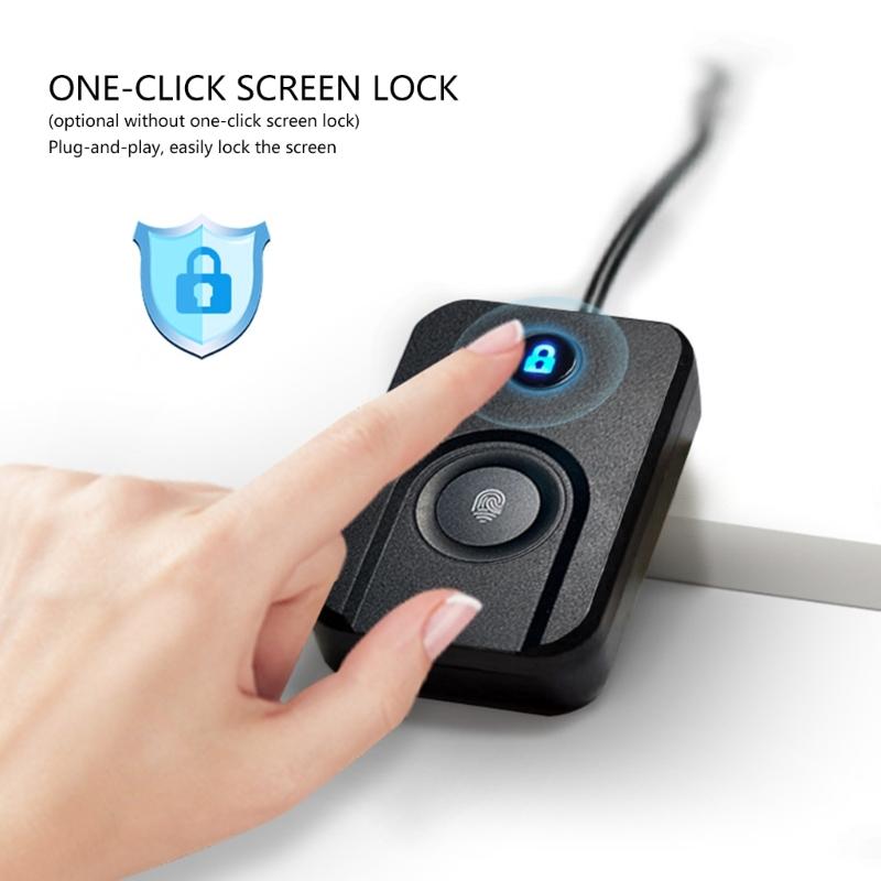Biometric Fingerprints Scanners For PC Multiple User Login Win Hello Plugs And Play ABS Material USB Security Device