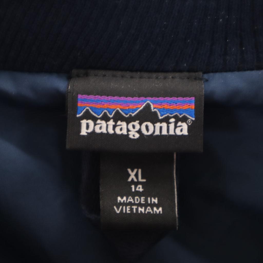 patagonia Bomber Fleece jacket 14XL Navy system 65415 Outdoor Kid's Used