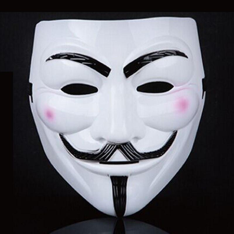 Модная маска Гая Фокса V значит Вендетта Аноним Хэллоуин Костюмы Косплей