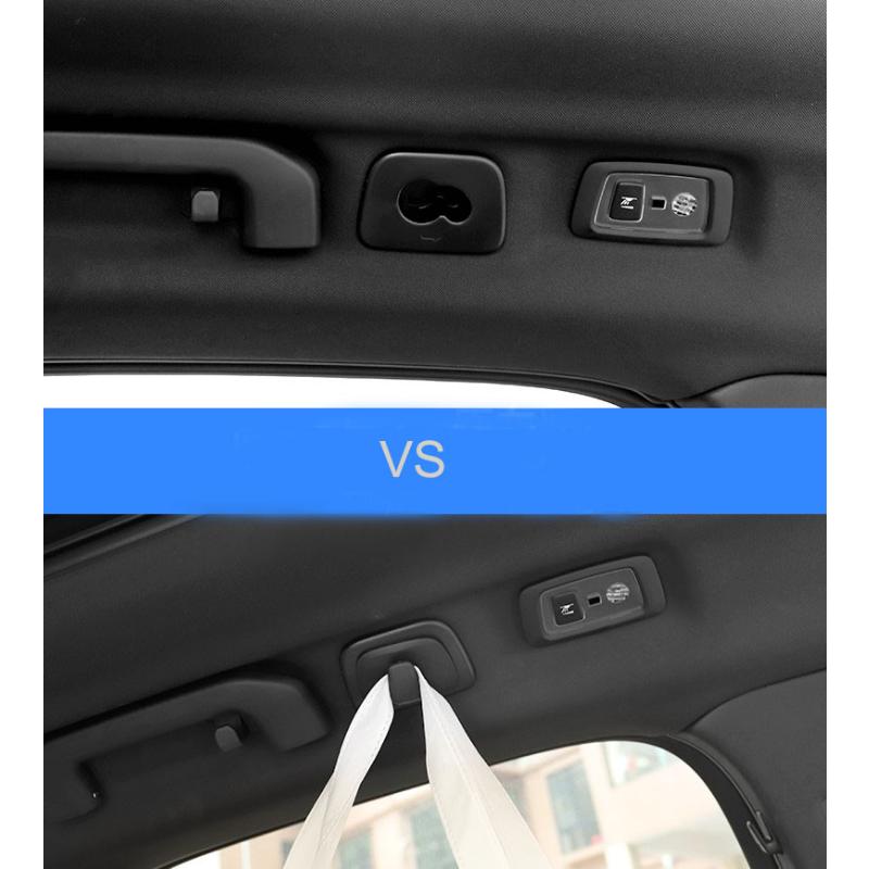Car Hanger Hooks Rear Row Roof Hook 1 Pair For Volvo XC40 XC60 18-20 For XC90 S90 V90 16-20 Interior Accessories Stowing