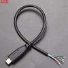 5 шт. 2-контактный 4-контактный разъем зарядного устройства Micro USB / Type C USB 2.0 Type A Папа Мама Кабель-удлинитель питания Провод DIY Линия данных
