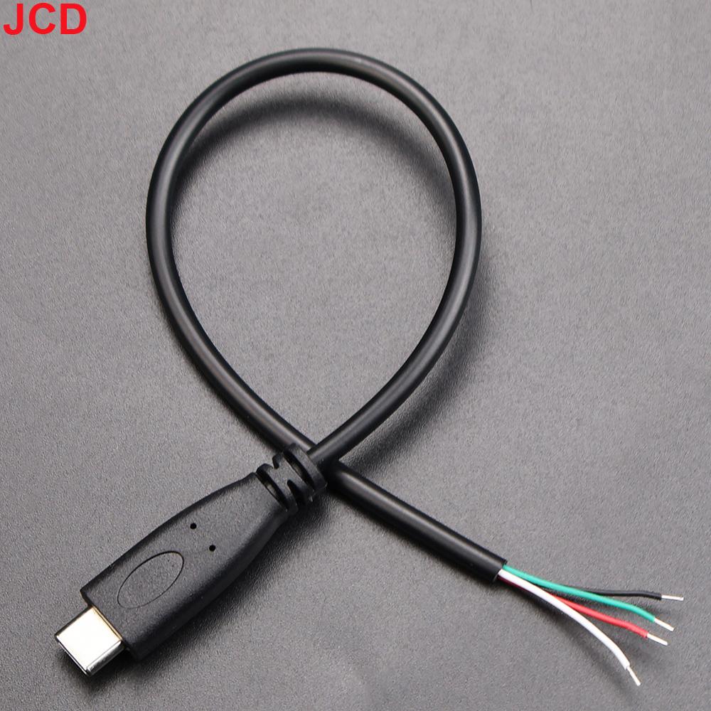 5 шт. 2-контактный 4-контактный разъем зарядного устройства Micro USB / Type C USB 2.0 Type A Папа Мама Кабель-удлинитель питания Провод DIY Линия данных