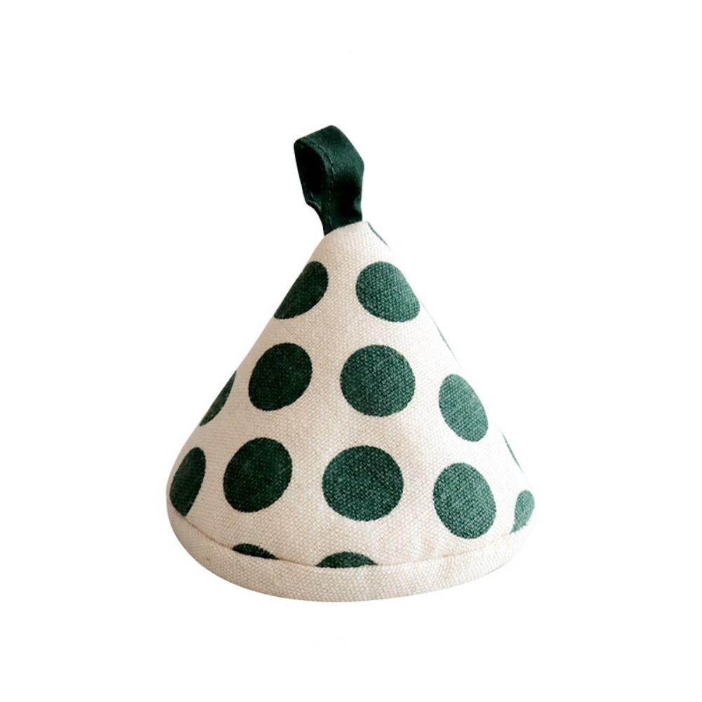 Тканевый чехол для кастрюли, предотвращающий ожоги, треугольная шляпа, хлопковый держатель для кастрюли, защита для рук, ручка для кастрюли, кухня