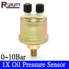 HD 0 ~ 10 бар, 1/8 NPT, датчик давления моторного масла, манометр, датчик, механический масляный пресс, замена датчика для 52 мм
