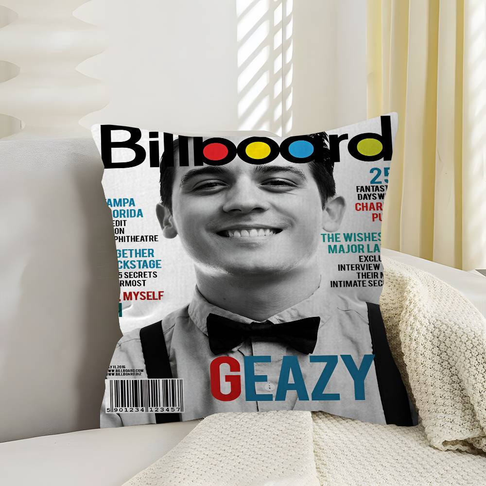 G Eazy Rap Hip Hop Star Singer Pillow Gifts Home Office Furnishings Bedroom Sofa Car Cushion Cover case xcm
