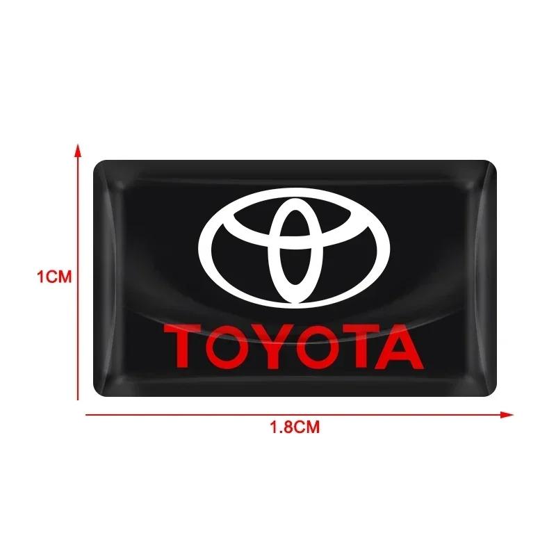 3D Эпоксидные Наклейки для Украшения Автомобиля Toyota на Руль и Приборную Панель