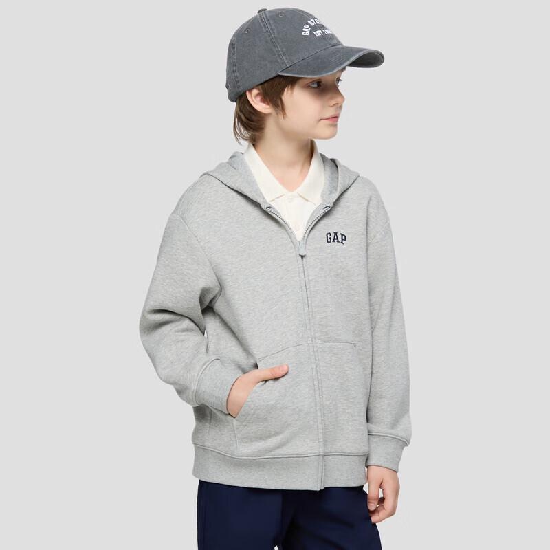 Gap Kids' Logo Fleece Full-Zip Hoodie
