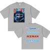 Мужская футболка с графическим принтом альбома Iceman рэпера Дрейка, винтажная, с коротким рукавом, хлопковая, для стритвира, подарки для фанатов