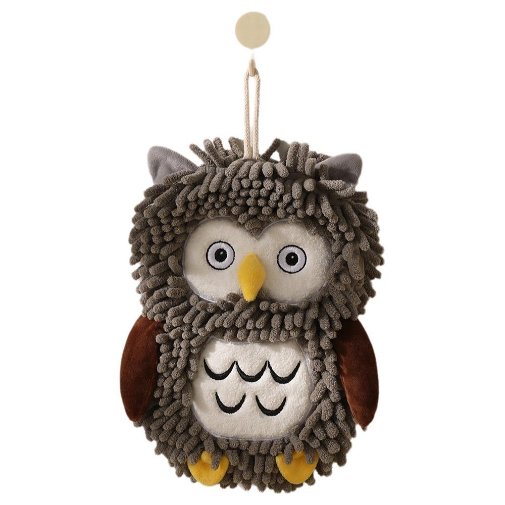 Soft Animal Hand Towel Cartoon Hanging Hand Towel Cute Absorbent Hand Towel  Restaurant