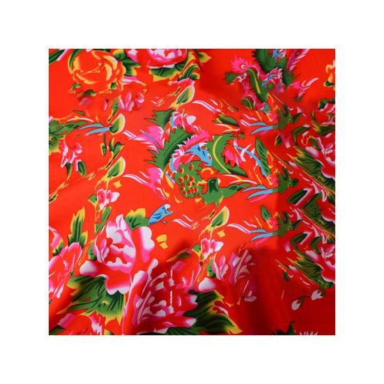 Ткань с цветочным принтом, северо-восточная традиционная лоскутная ткань с цветочным принтом, разноцветная хлопковая ткань для шитья, поделки своими руками