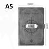 New A5 Retro Password Notebook With Lock Diary Book Student Notebook Vintage Notebook Sub-Password Lock Notebook Supplies