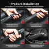 QCSD2 Car Handbrake Cover Hand Sewn Protective Gear Shift Lever Sleeve For BMW M 1 3 4 5 6 7 Series X1 X3 X4 X5 G20 G38 F48 E36 E39