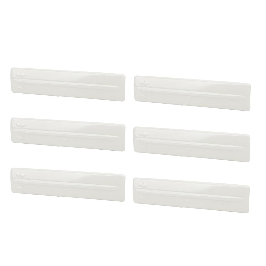 6 шт. Съемная крышка багажника на крышу Высокопрочный АБС-пластик Молдинг водосточного желоба крыши Набор зажимов для Fj Cruiser 2007-2014 Белый OE: