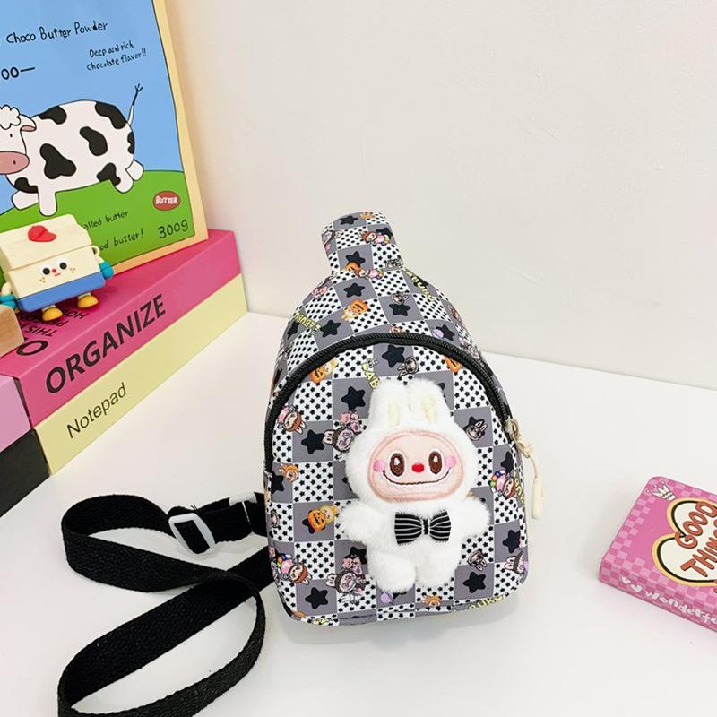 Cute Cartoon Little Girl Breast Bag Popular Bubble Martte Children's Messenger Bags Kindergarten Boy Girl Unisex Change Bag Kid's Holiday Suprise Gift