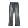 Large Size Flare Jeans for Men's Autumn and Winter New Casual Dad Wide-leg Pants