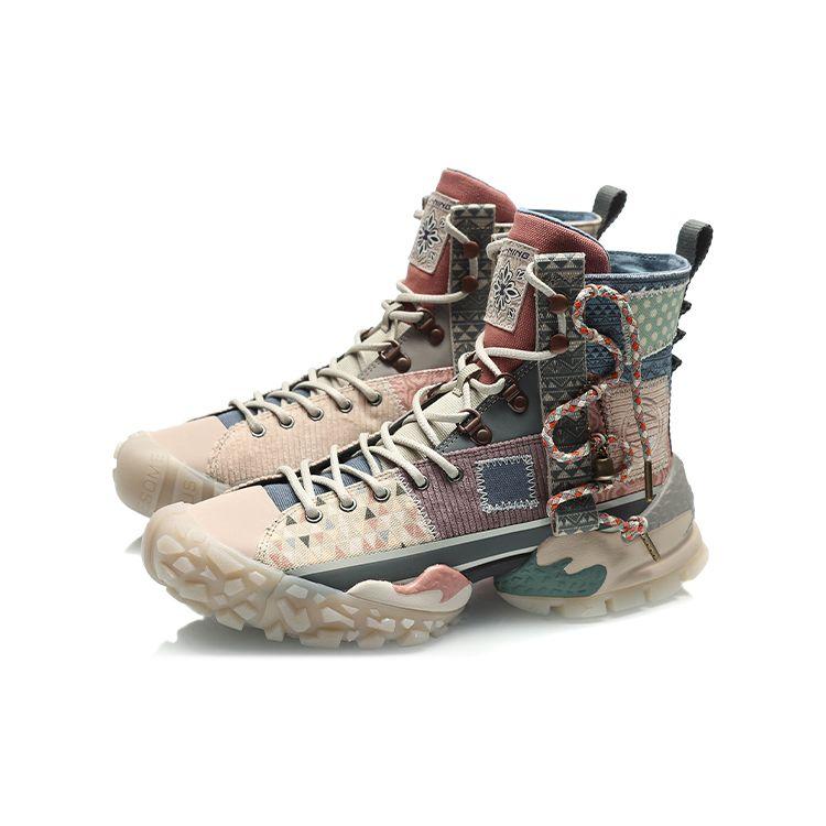 Li Ning CF Su Tuo General Order Спортивные удобные нескользящие износостойкие поддерживающие высокие повседневные туфли унисекс повседневные туфли серо-зеленого цвета AGLQ280-11